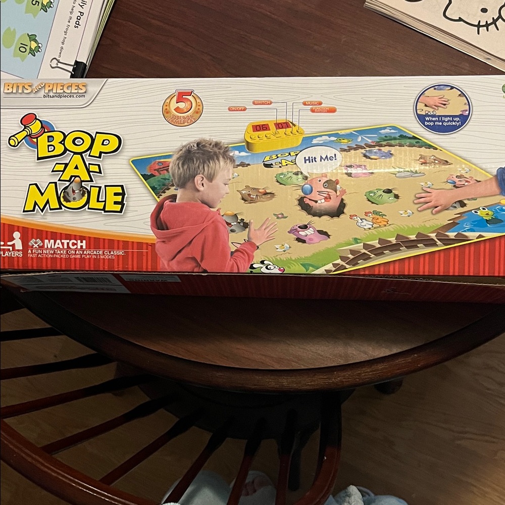 Bop-A-Mole Electronic Whack-a-Mole Game - Multicolor